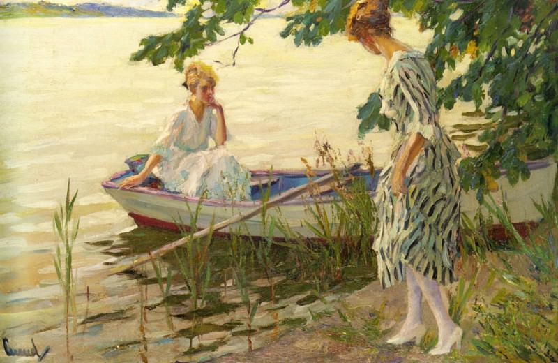 An Afternoon On The Lake. Edward Cucuel