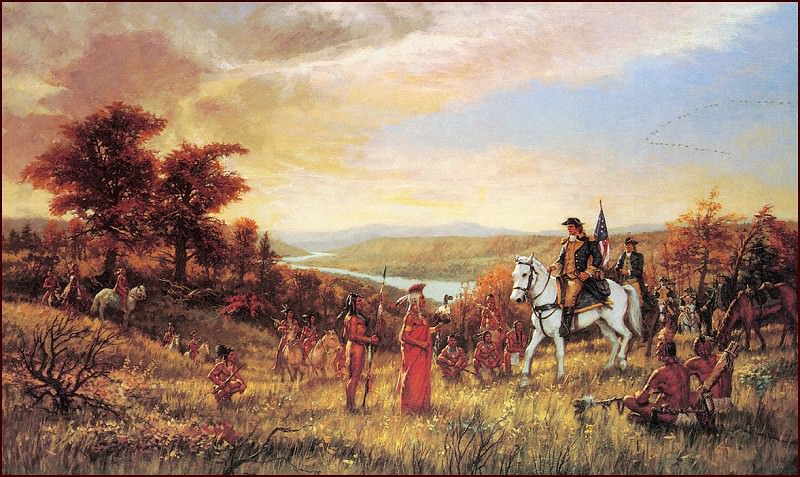 George Rogers Clarkat CahokiaF 1778. Jim Carson