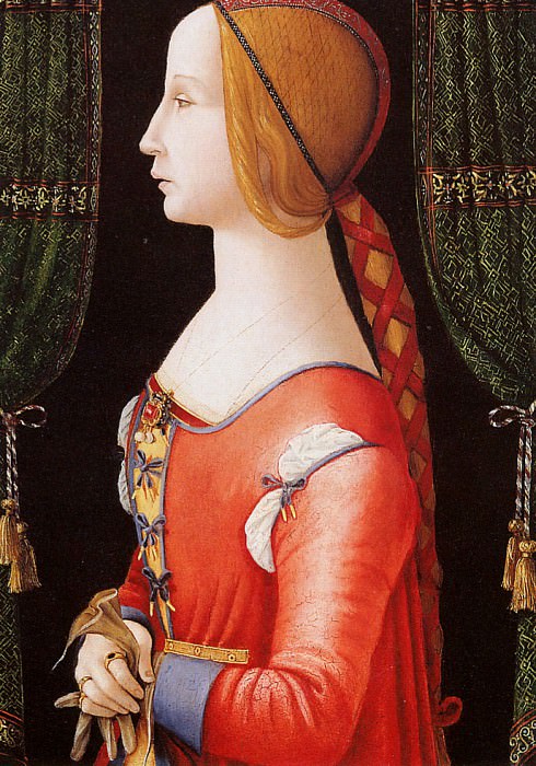 Portrait of a lady. Bernardino de Conti