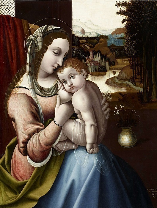 Madonna of the milk. Bernardino de Conti