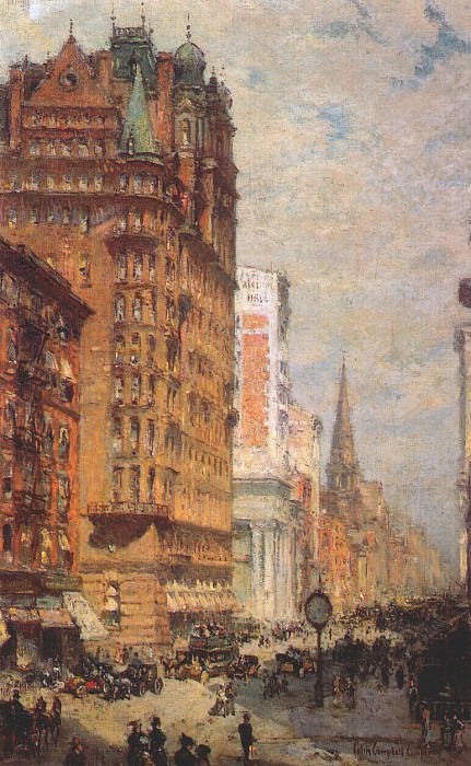 Пятая авеню, ок.1906. Колин Кэмпбелл Купер