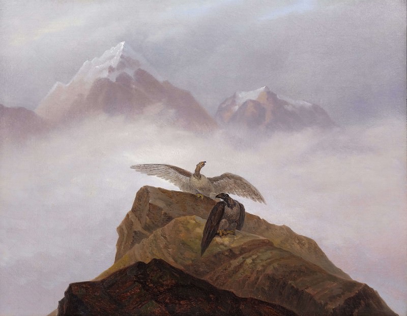 Fantasy of the Alps. Carl Gustav Carus