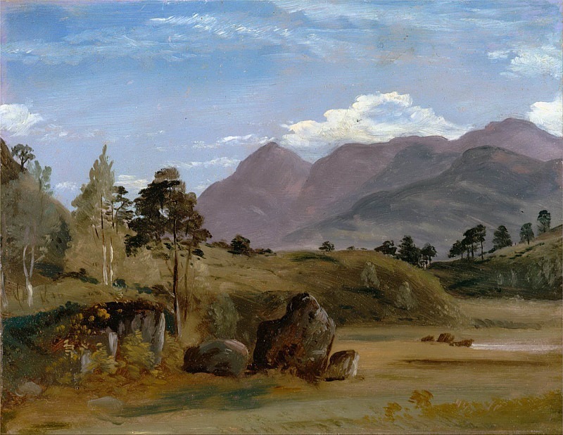Mountain Landscape, possibly in the Lake District. Lionel Constable