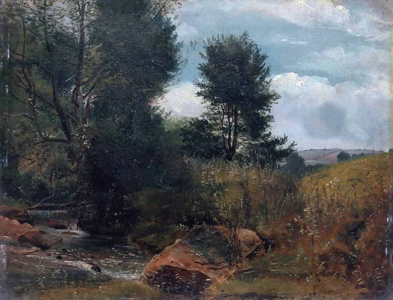 View on the River Sid, near Sidmouth. Lionel Constable