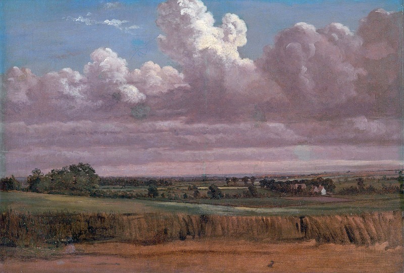 Landscape with Wheatfield. Lionel Constable
