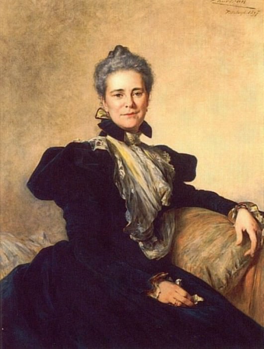 Portrait of Mrs Charles Lockhart. Théobald Chartran