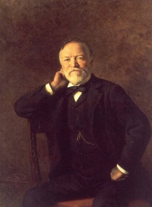 Portrait of Andrew Carnegie. Théobald Chartran