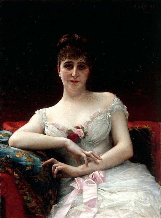 Portrait of Madame Edouard Hervé. Alexandre Cabanel