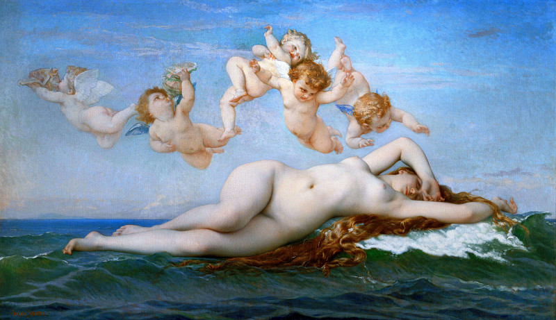 The Birth of Venus 1863. Alexandre Cabanel