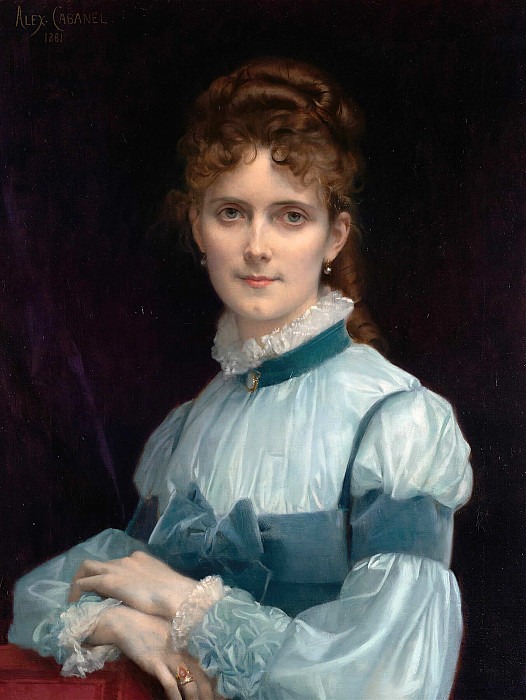 Portrait of Miss Fanny Clapp. Alexandre Cabanel