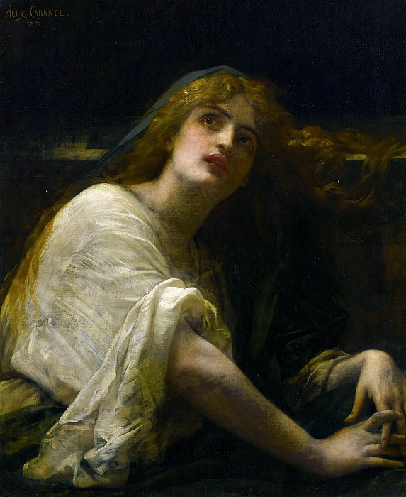 Mary Magdalene At The Tomb. Alexandre Cabanel