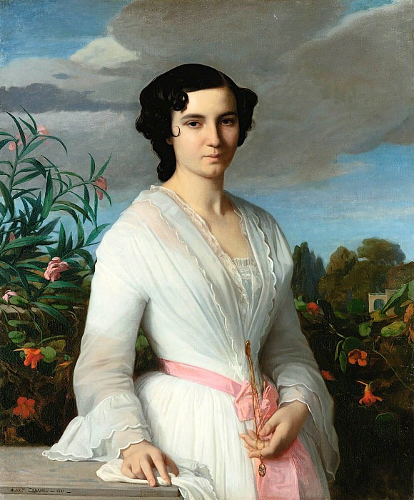 Portrait Of Mademoiselle Louise Marès, Alexandre Cabanel
