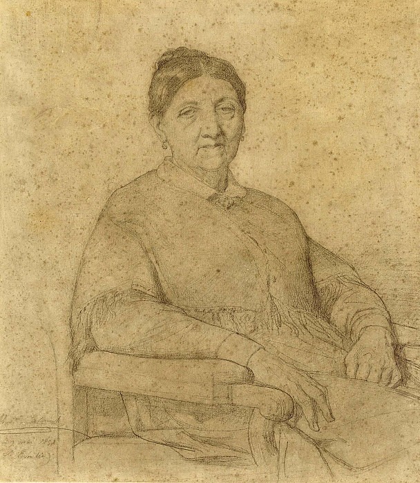 Портрет госпожи Паччини, матери Патона. Александр Кабанель