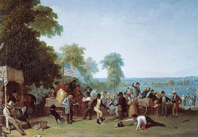 Militia Training. James Goodwyn Clonney