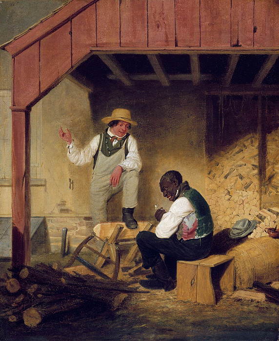 In the Woodshed. James Goodwyn Clonney