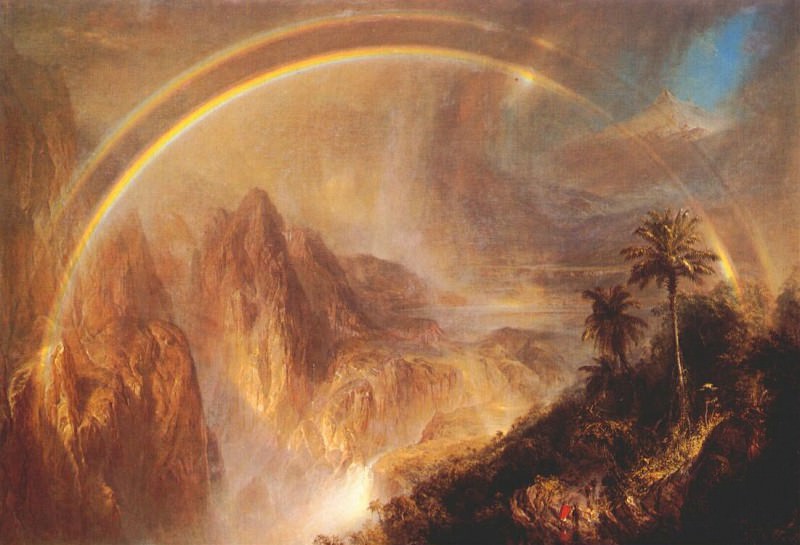 rainy season in the tropics 1866. Frederic Edwin Church