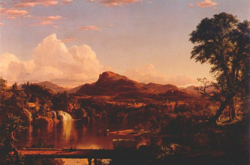 new england scenery 1851. Frederic Edwin Church