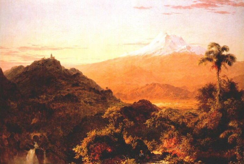 south american landscape 1856. Frederic Edwin Church
