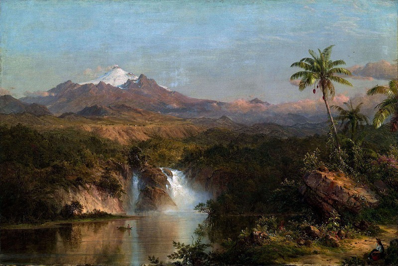 View of Cotopaxi. Frederic Edwin Church