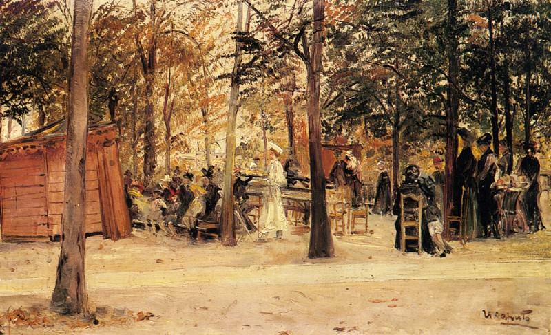 A Puppet Show In A Park. Ulisse Caputo