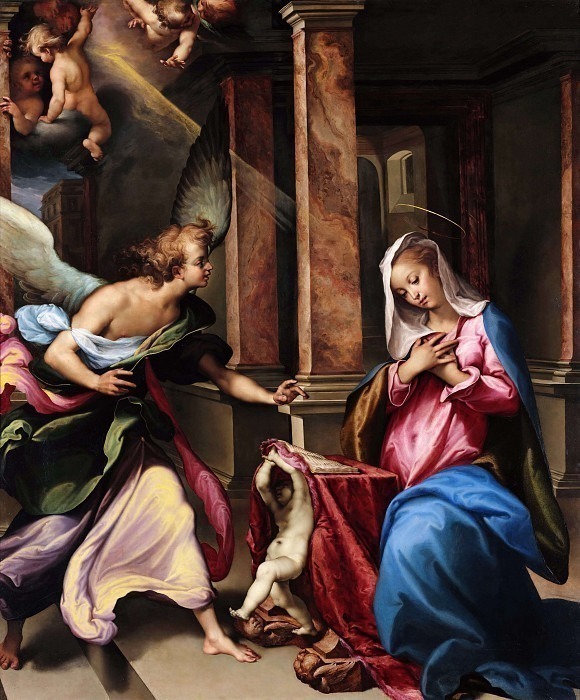 Annunciation. Francesco Curia
