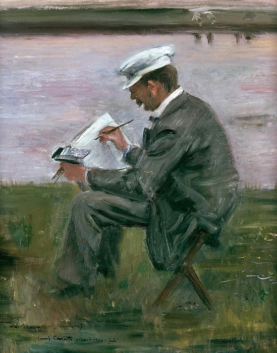 The painter Leistikow. Lovis Corinth