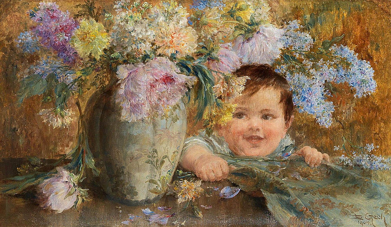 The little curious nose; Die kleine Neugierdsnase. Emil Czech
