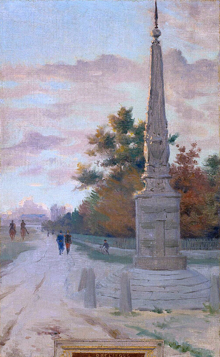 The Obelisk; L’Obélisque. Maurice Chabas
