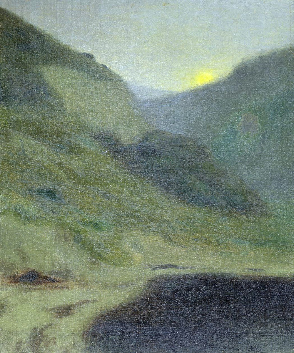 Landscape at Dusk. Maurice Chabas