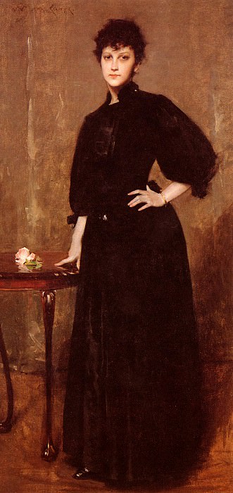 Portrait Of Mrs-C. William Merritt Chase