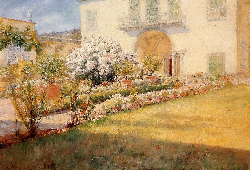Florentine Villa. William Merritt Chase