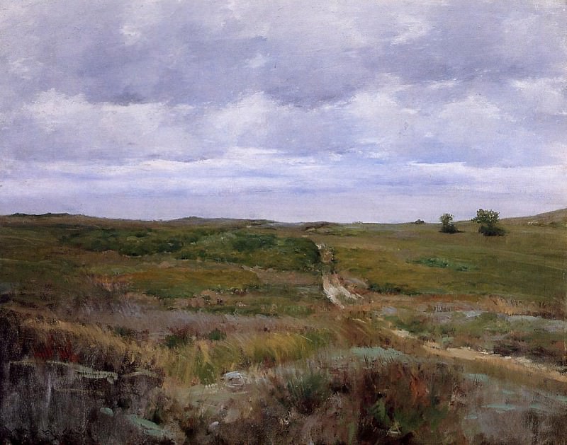 Over the Hills and Far Away. William Merritt Chase