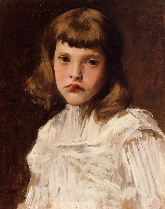 Portrait of Dorothy. William Merritt Chase