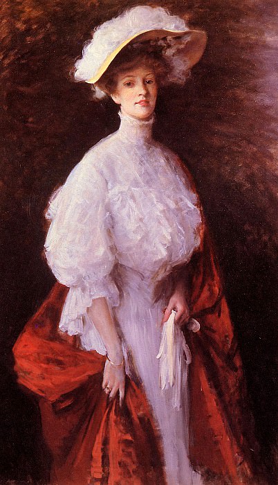 Portrait of Miss Frances. William Merritt Chase