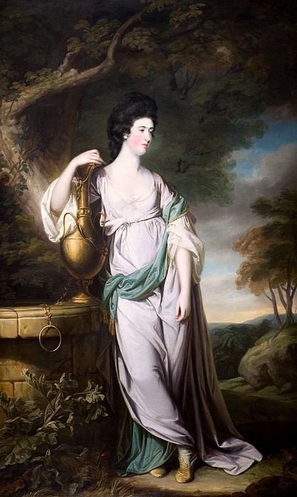 Portrait Of Miss Catherine Eld. Francis Cotes