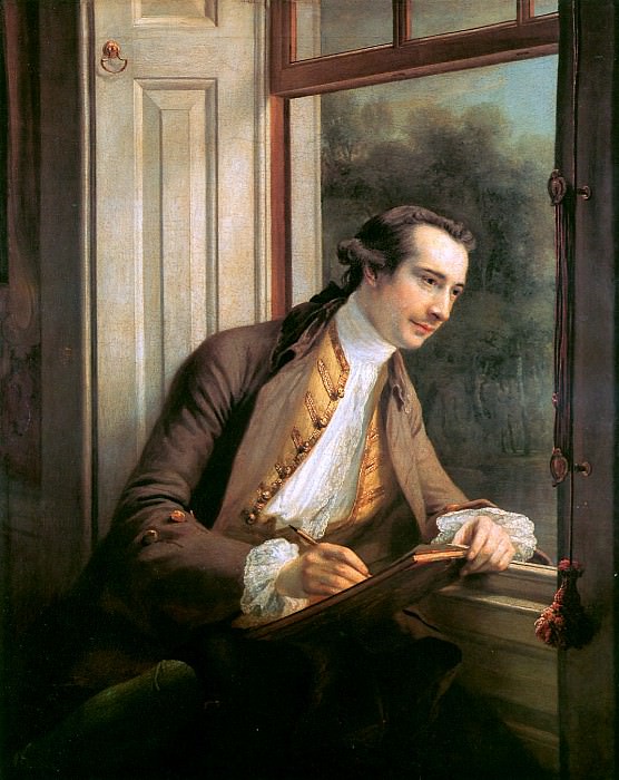 Portrait of Paul Sandby. Francis Cotes