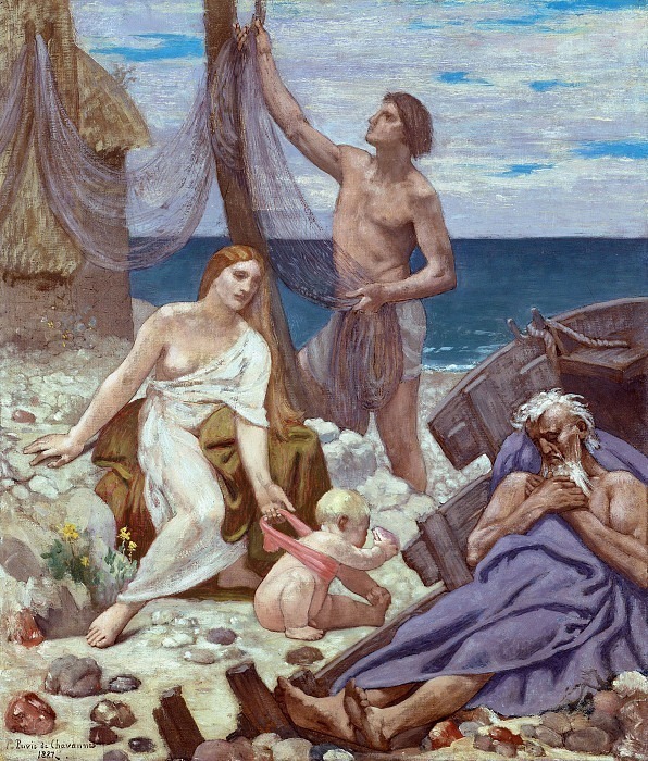 The Fisherman’s Family. Pierre Cécile Puvis de Chavannes