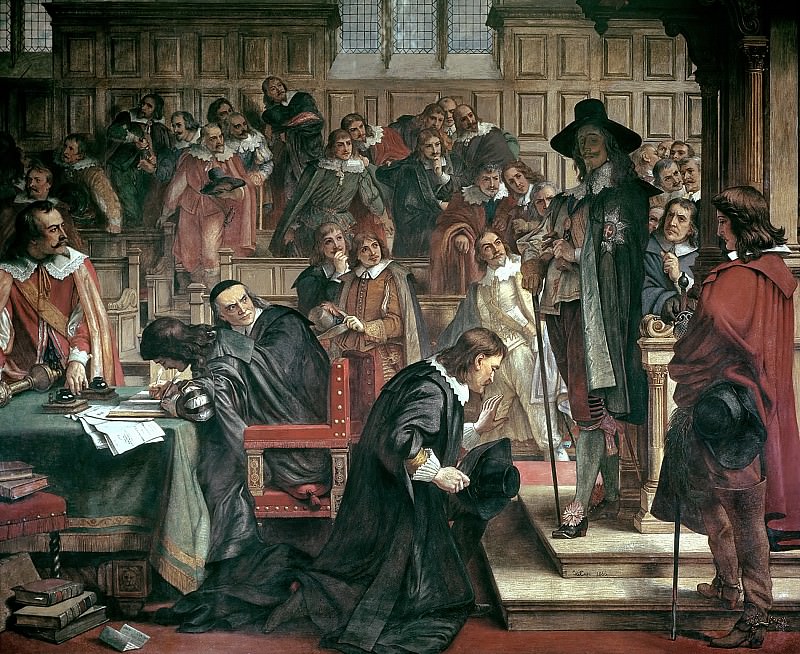 Attempted arrest of 5 members of the House of Commons by Charles I. Charles West Cope