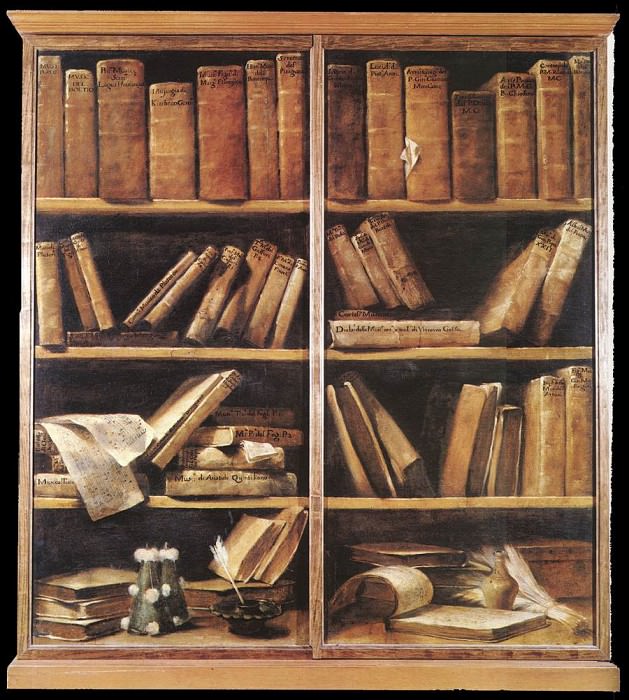 Bookshelves. Giuseppe Maria Crespi