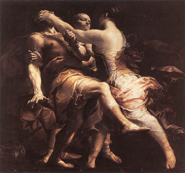 Hecuba Blinding Polymnestor. Giuseppe Maria Crespi