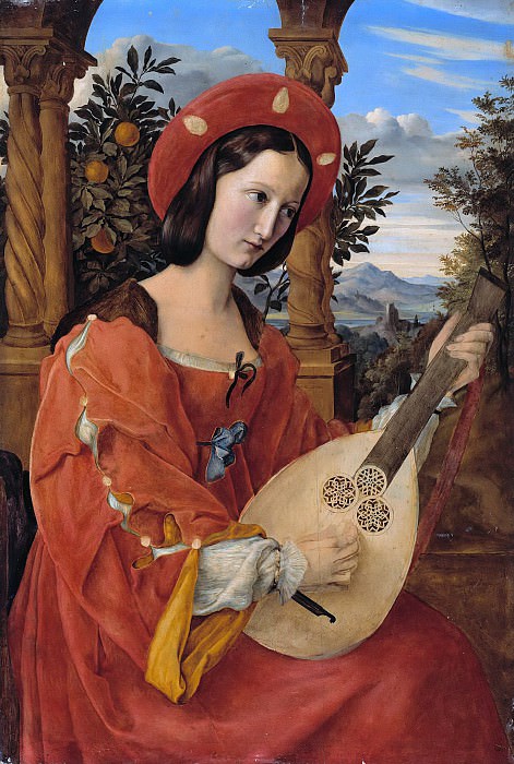 Portrait of Clara Bianca von Quandt. Julius Schnorr von Carolsfeld