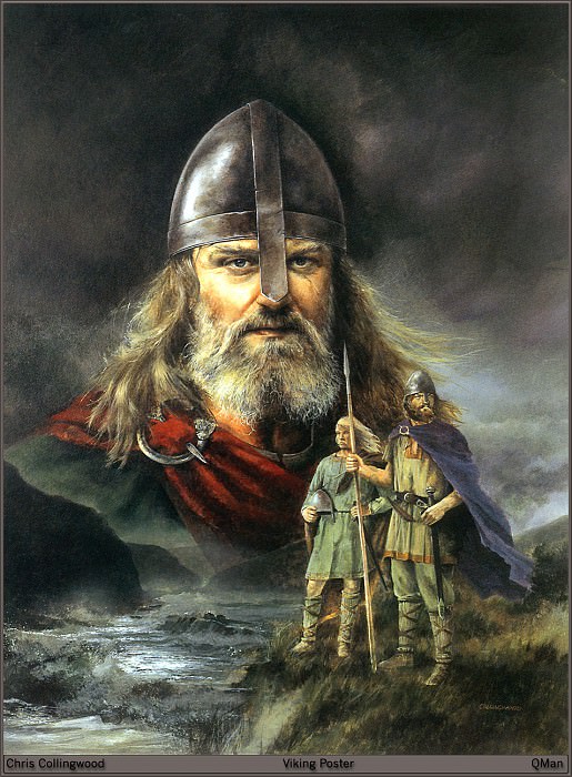 Viking Poster. Chris Collingwood