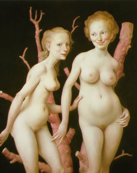 The Pink Tree by Currin. John Currin
