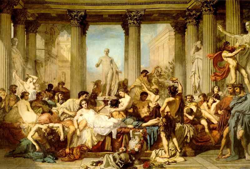 The Romans of the Decadence. Thomas Couture