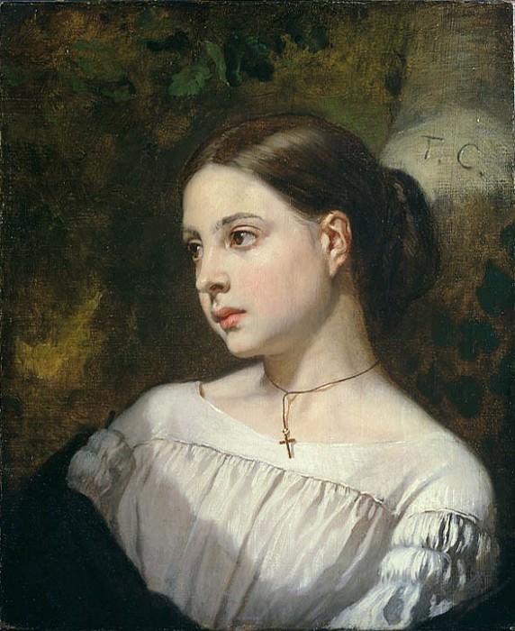 Portrait of a Girl. Thomas Couture