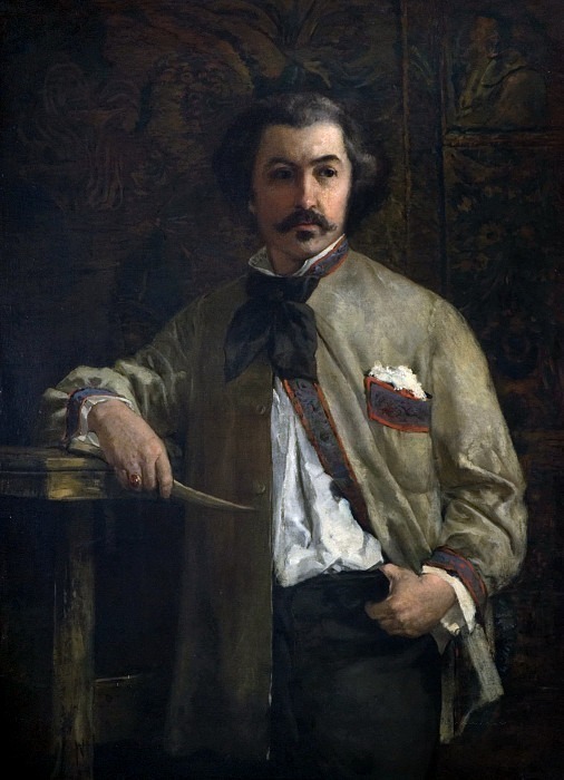 Portrait of Antoine Etex (1808-1888). Thomas Couture