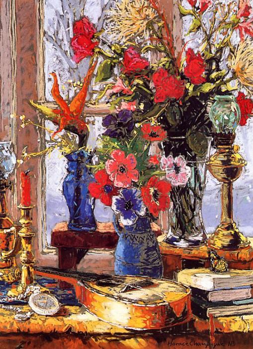 Bouquet de Fleurs en Hiver. Horace Champagne