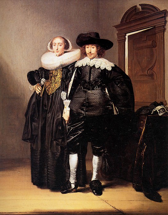 Portrait of a married couple. Pieter Jacobs Codde
