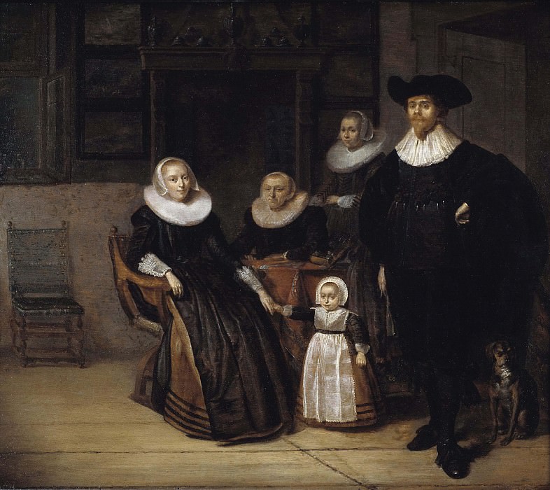 Portrait of a Family. Pieter Jacobs Codde