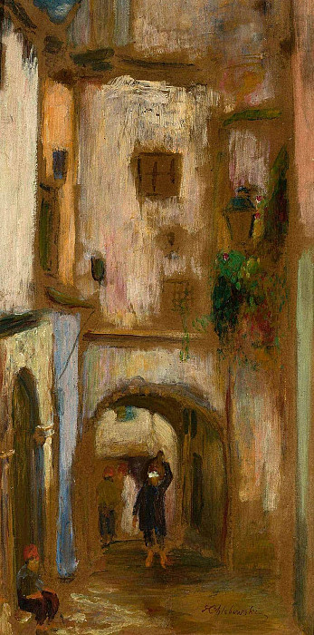 Alleyway. Stanisław Chlebowski